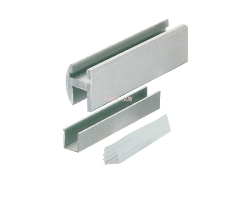 Kit de linteau de porte de douche de luxe anodisé - 144'