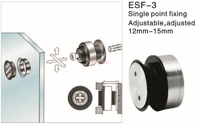 Entretoises de connecteur de verre de séparation en verre 12-15MM