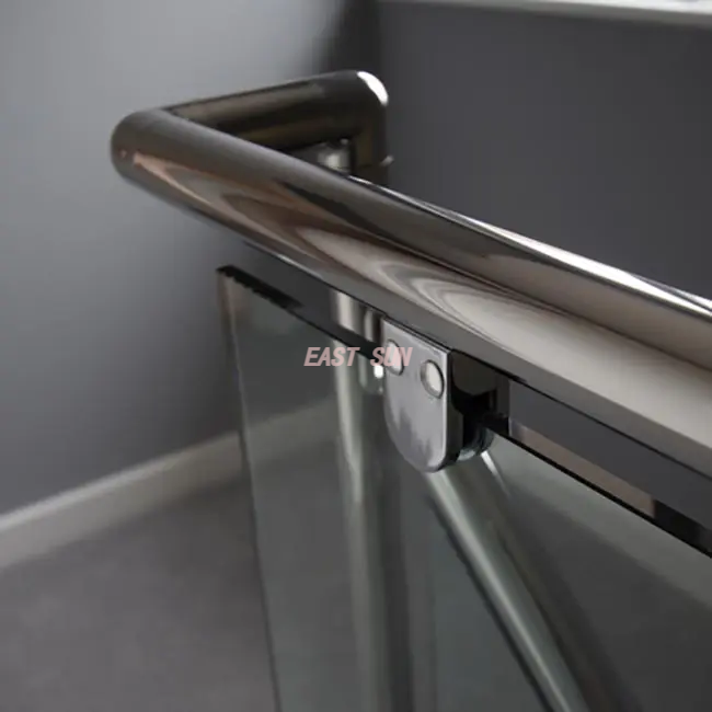 Raccords de balustrade sans cadre en acier inoxydable 304 316, pince à verre pour escalier, garde-corps en verre de balcon
