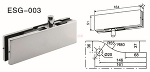 Dorma Patch Fittings Porte pivotante ESG-003