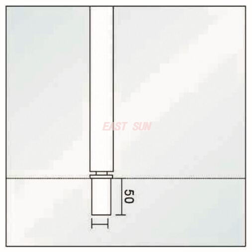 Serrures à poignée Serrures en verre DPS-003
