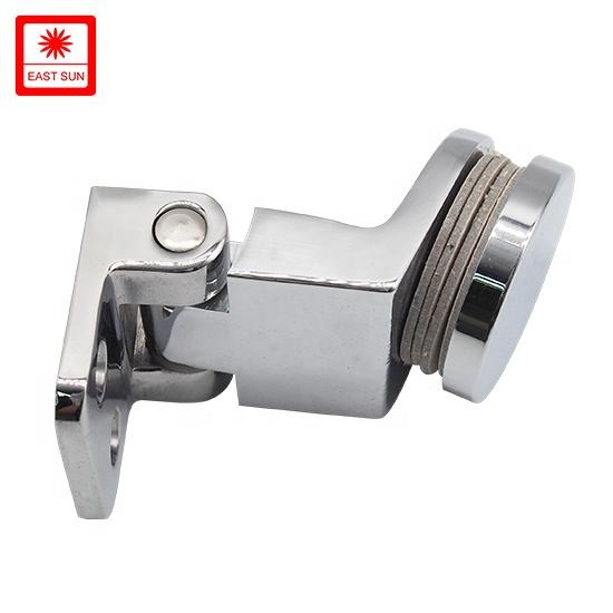 Charnière de porte miroir à 90 degrés en laiton, charnière pivotante en verre pour portes de placard, meilleure vente