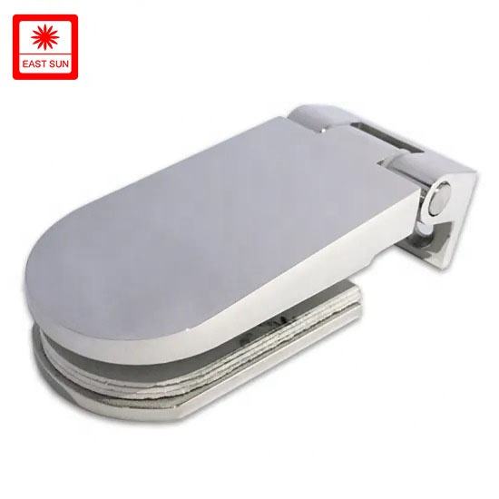 Charnières de porte de douche à charnière pivotante en verre en laiton à 90 degrés, design de mode