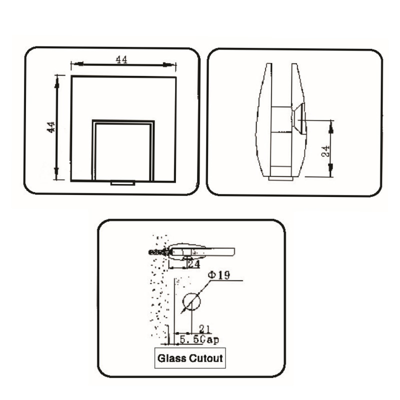 GBF-4001B-Pinces à verre