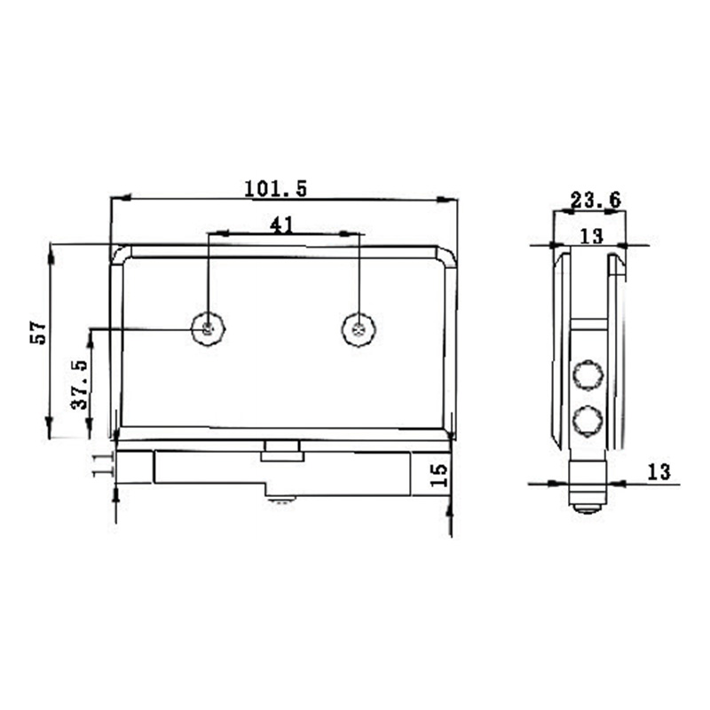 Série de portes pivotantes PTD-307B