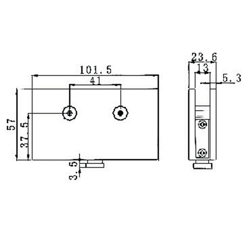 Série de portes pivotantes PTD-202B