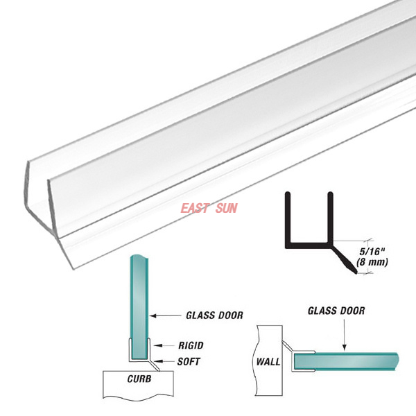 Sceller et essuyer (double duromètre) pour verre 1/2' (12 mm)