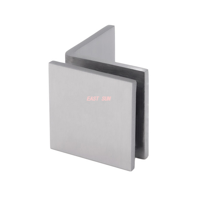 Pinces à verre carrées à montage mural avec grand pied