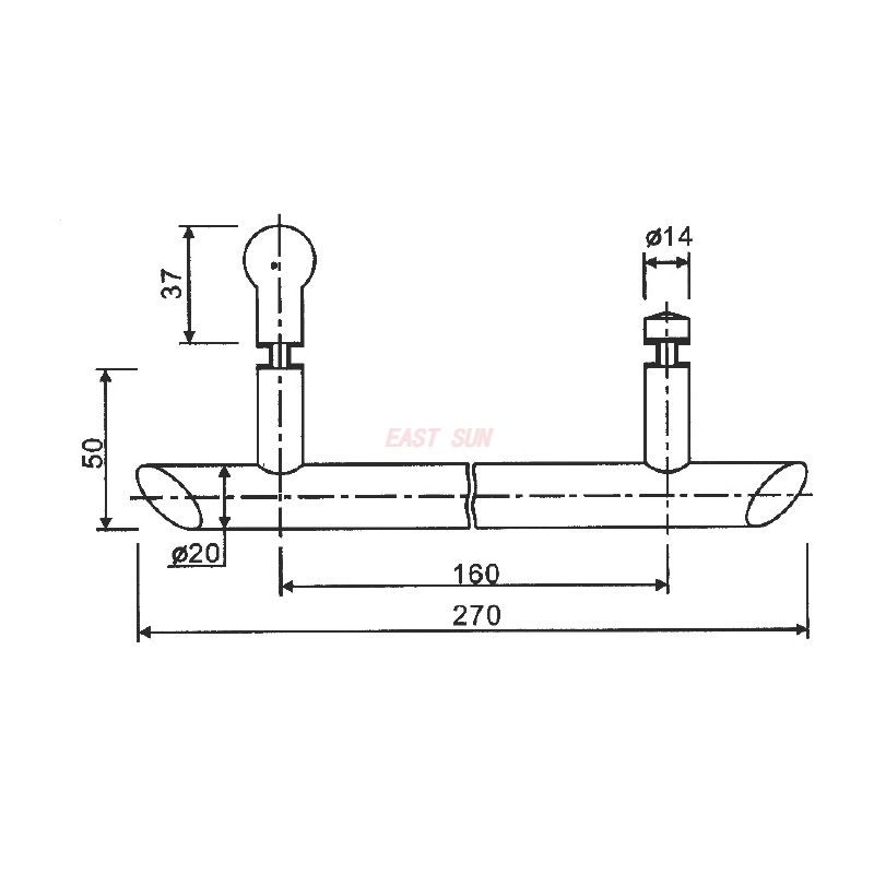 PD-006-Poignées de porte de douche