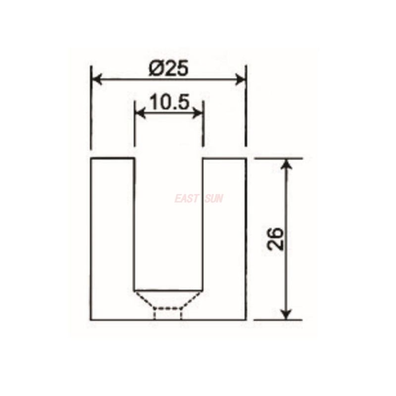 Pinces verre &agrave; verre &agrave; 90 degr&eacute;s 