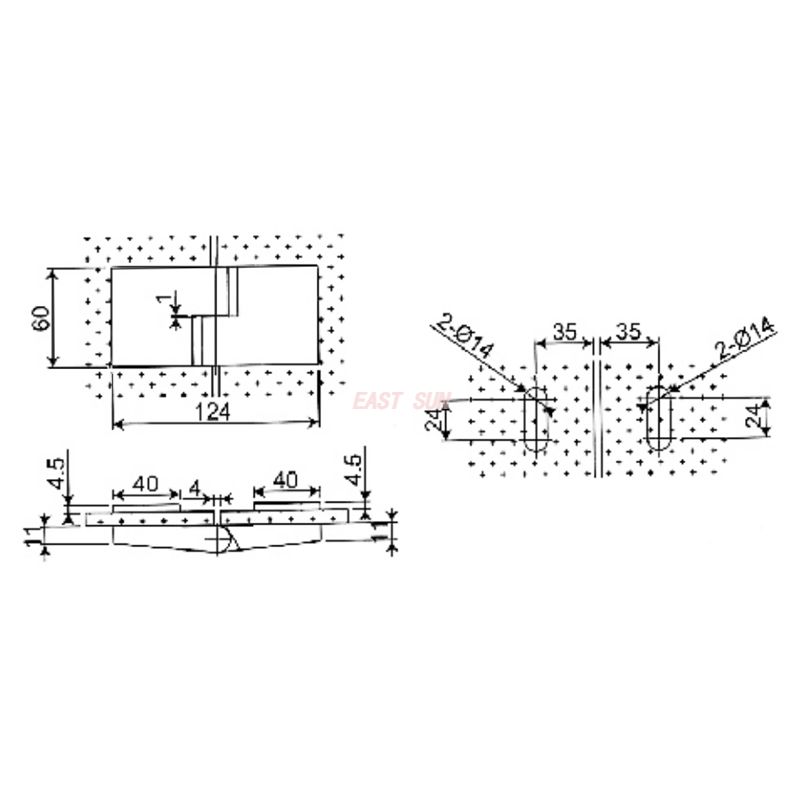 charni&egrave;re de douche de salle de bain