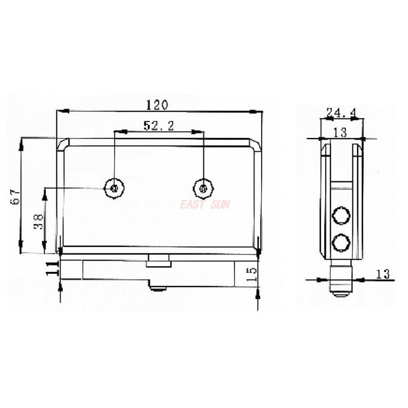 portes de douche battantes en verre