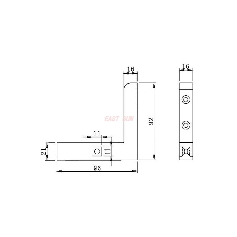 charni&egrave;res &agrave; fermeture douce pour porte en verre