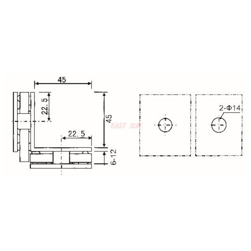 Pince &agrave; verre &agrave; 3 voies