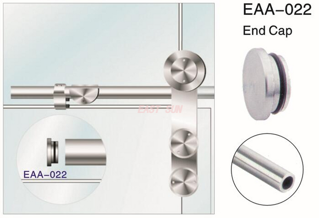 Déplacer le capuchon d'extrémité de la porte