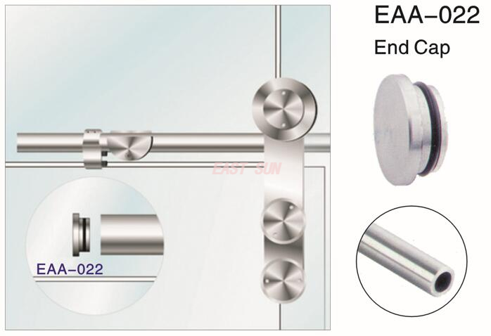 Déplacer le capuchon d'extrémité de la porte