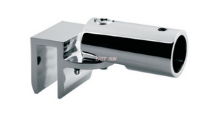 Support mobile mur à verre pour barre ronde