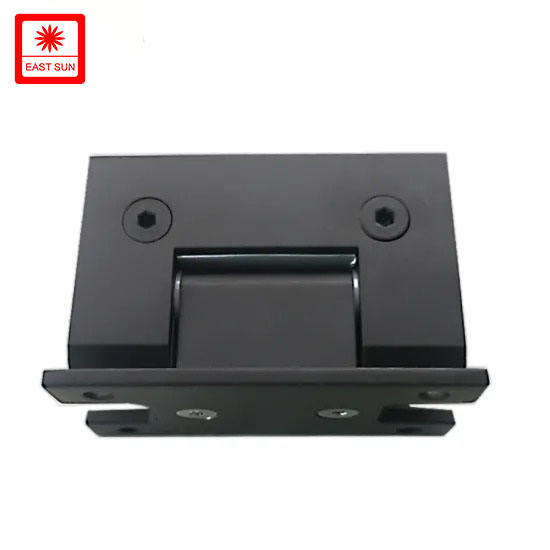 Charnière de porte de douche en verre chromé de type H à 90 degrés pour verre de 1/2″ à 3/8″