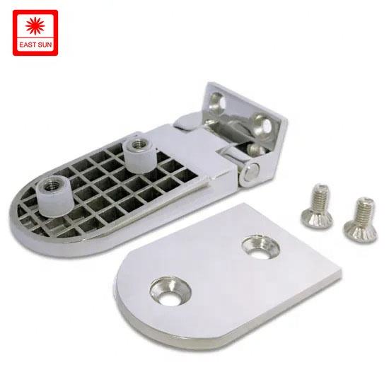 Charnières de porte de douche à charnière pivotante en verre en laiton à 90 degrés, design de mode
