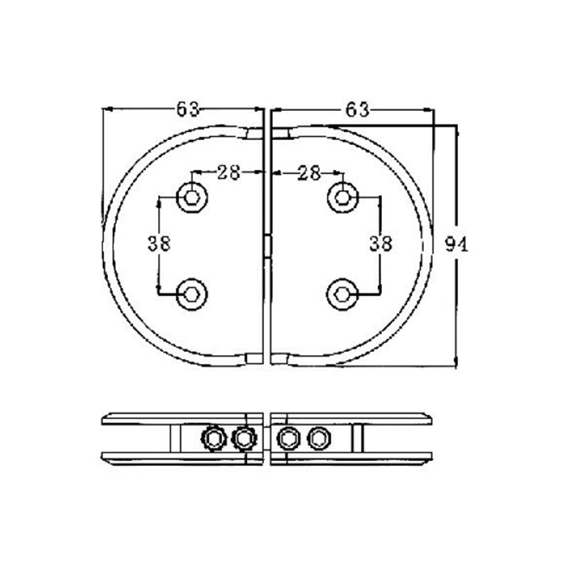 Série de portes pivotantes PTD-403