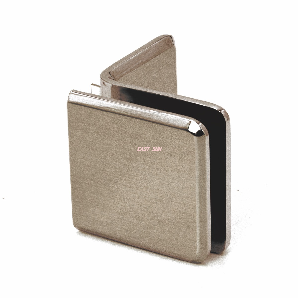 Pinces à verre à montage mural biseautées avec grand pied