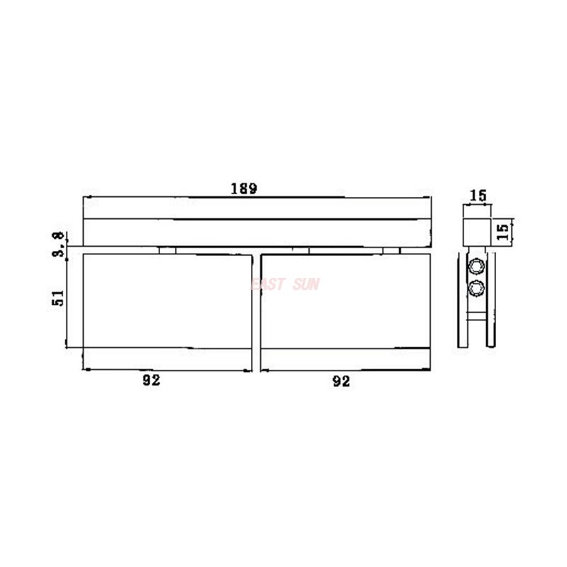 fournisseurs de charni&egrave;res de porte en verre