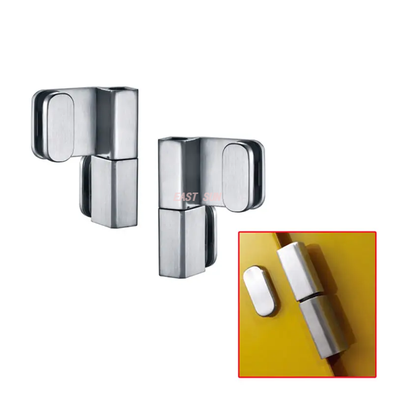 Charnière de porte de salle de bains en verre de matériel de séparation de cabine de toilette d'acier inoxydable SUS304