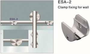 Fixation par pince pour porte coulissante pour mur Dorma Design