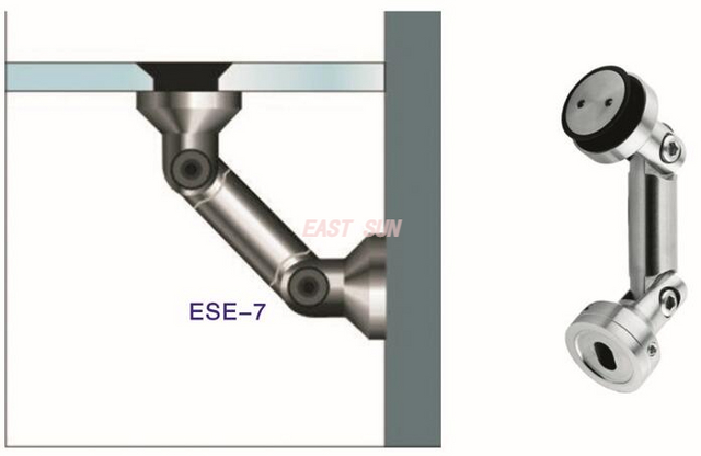 Connecteur de verre de séparation en verre Connecteur de verre au mur