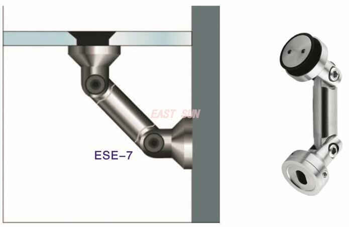 Connecteur de verre de séparation en verre Connecteur de verre au mur