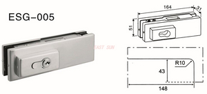 Raccords de patch Dorma pour porte pivotante ESG-005