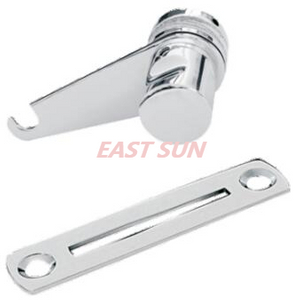 Loquet à bouton unique, conception gauche et droite