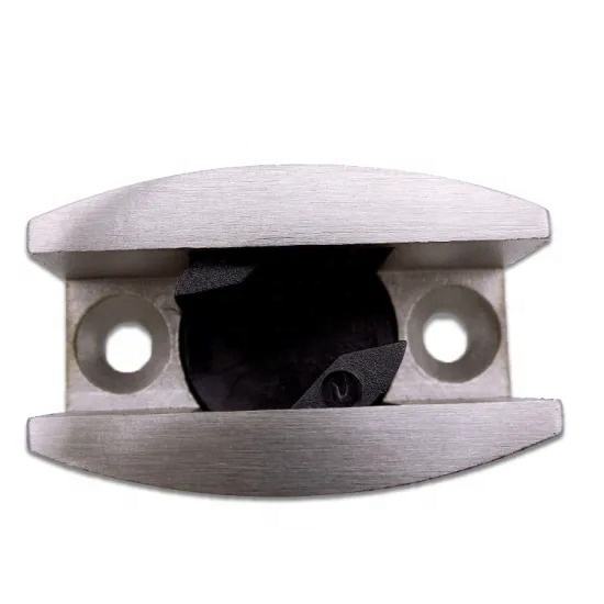 Guide de plancher de porte de douche coulissante sans cadre de matériel d'acier inoxydable 304 pour la porte en verre