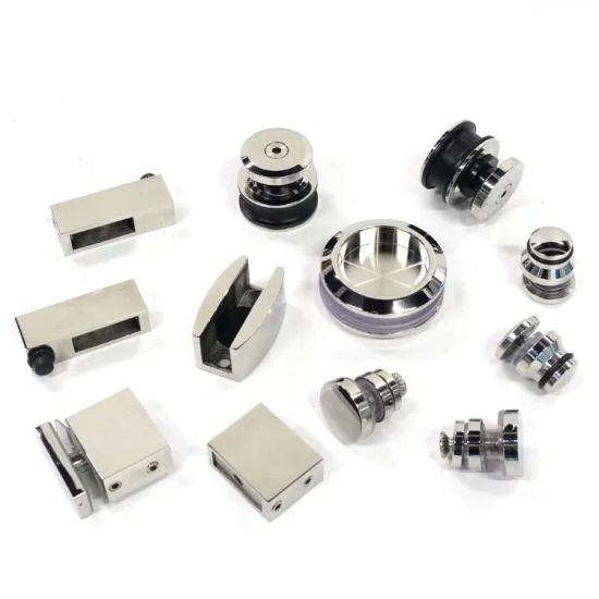 Accessoires de quincaillerie pour porte coulissante en verre de douche sans cadre