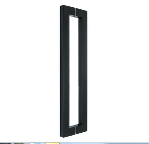 Poignée de traction carrée en acier inoxydable, accessoires de quincaillerie de porte en verre, quincaillerie de meubles, poignée de porte