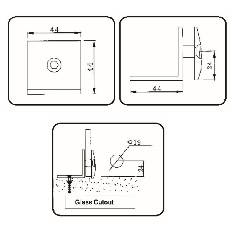 GBF-4003-Pinces à verre