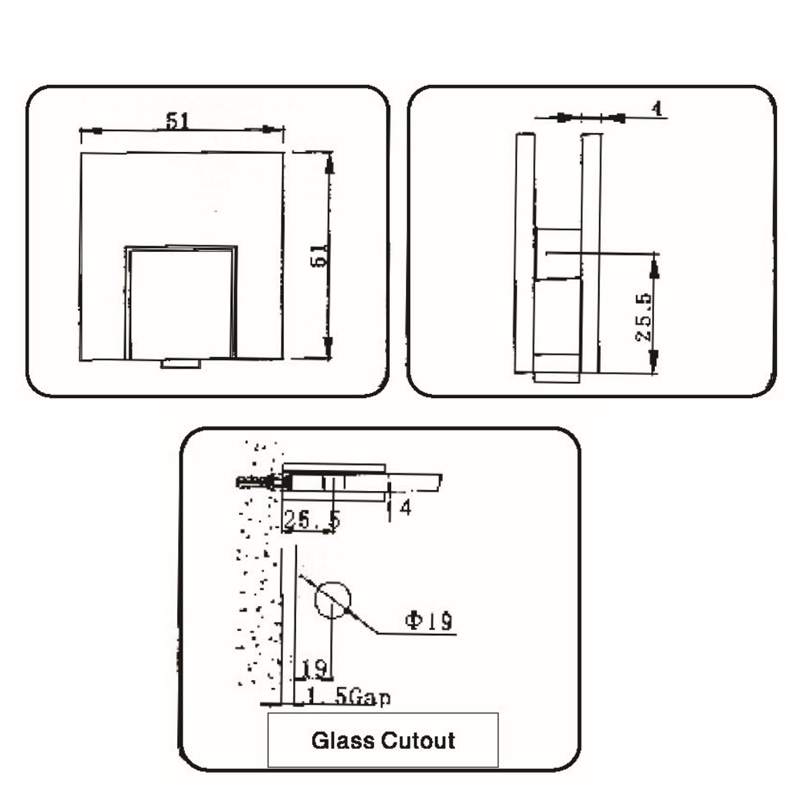 GBF-2001B-Pinces à verre