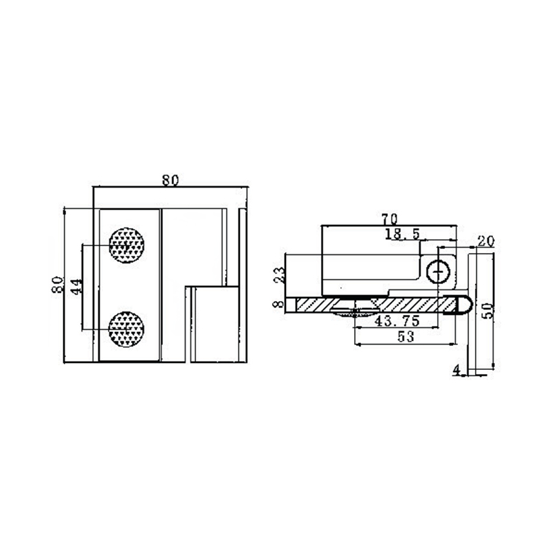 Charnières à montée automatique RSH-201R-Laiton