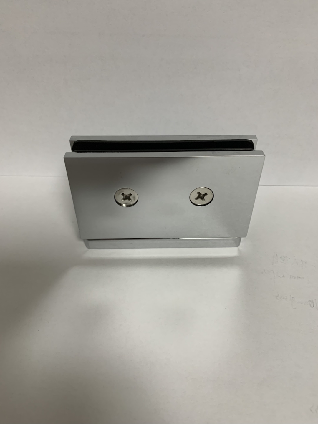 Charnière pivotante à montage supérieur ou inférieur de la série Cardiff, nickel brossé