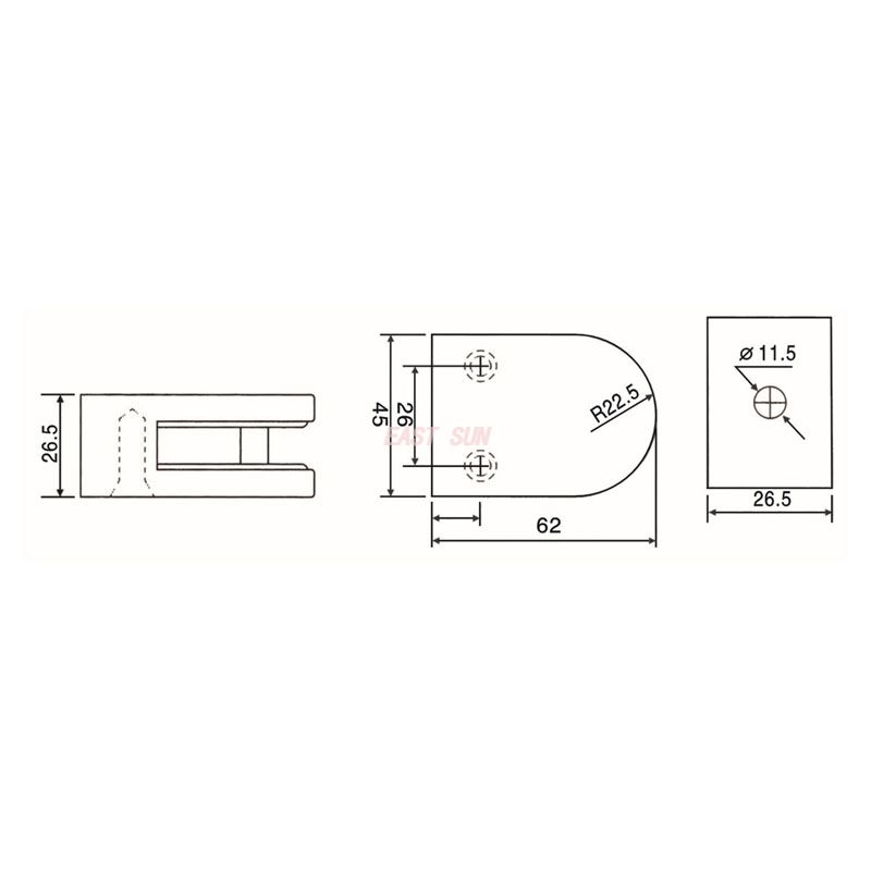 GBF-001F-Raccords de main courante
