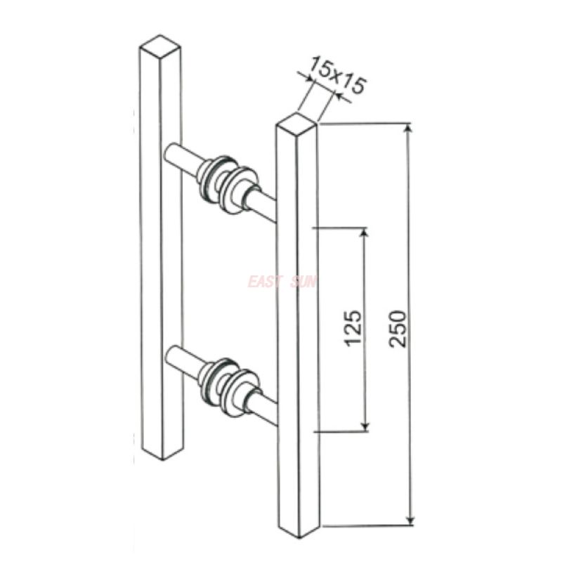 PD-001-Poignées de porte de douche