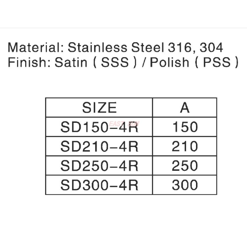 SD-150-4R-Raccord Spider