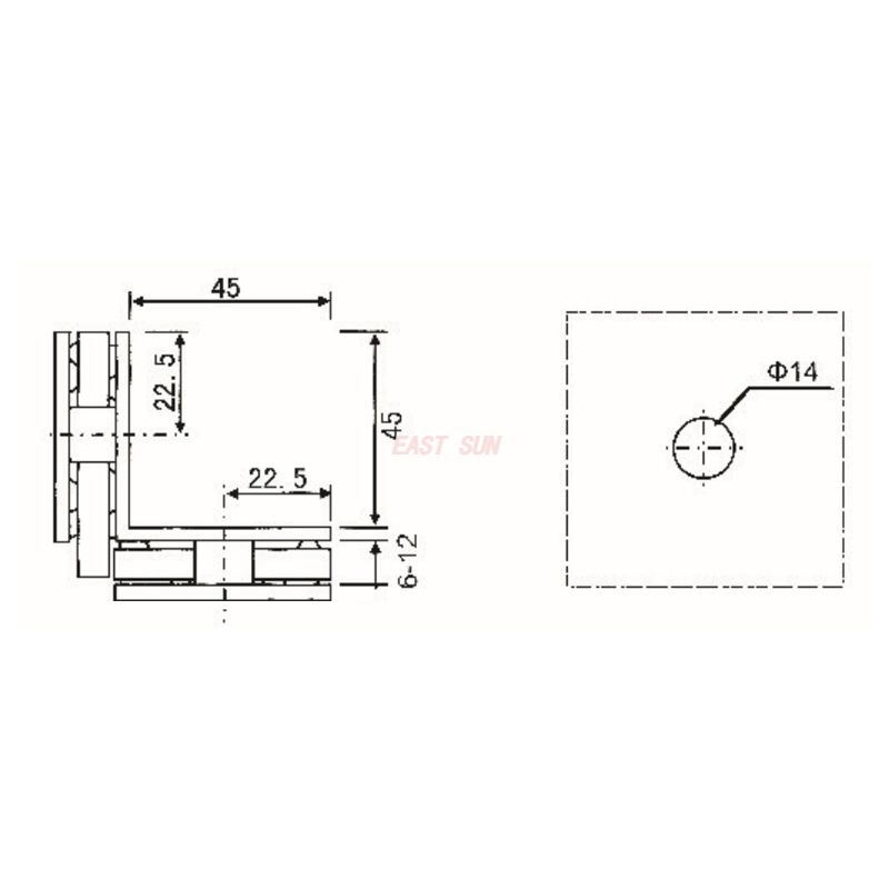pinces pour &eacute;tag&egrave;res en verre
