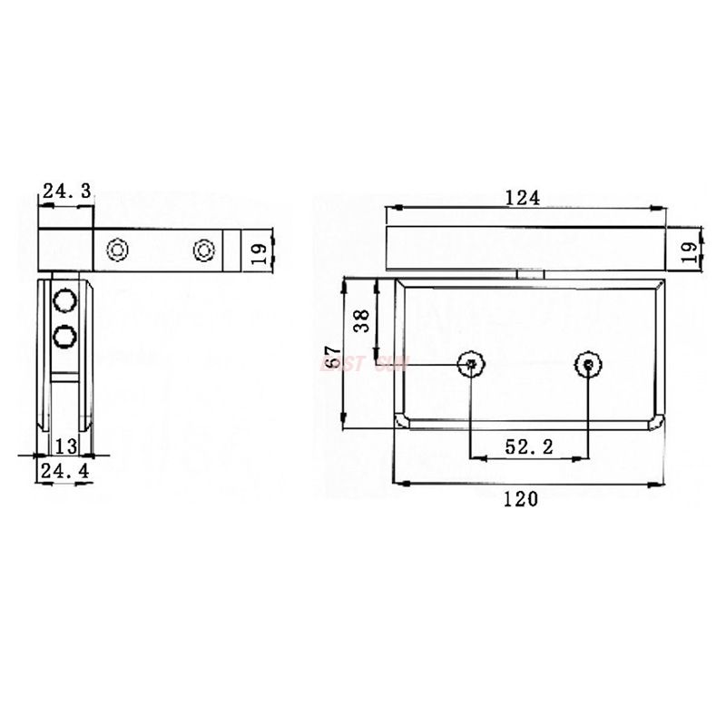 charni&egrave;res de douche pour porte en verre