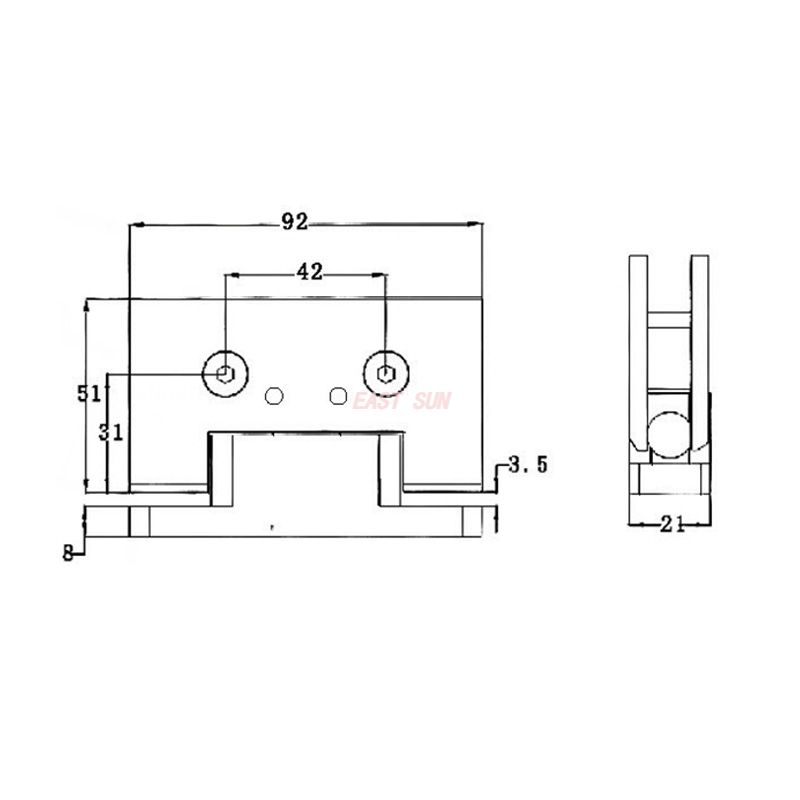 S&eacute;rie de portes pivotantes PTC-201