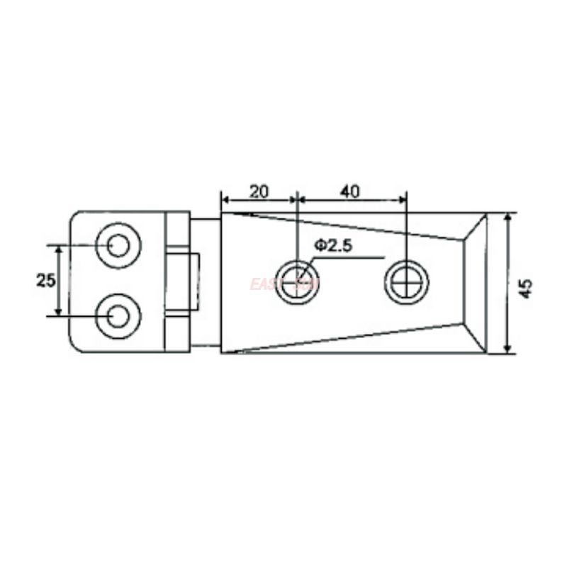 poign&eacute;e de porte de douche en laiton bross&eacute; 