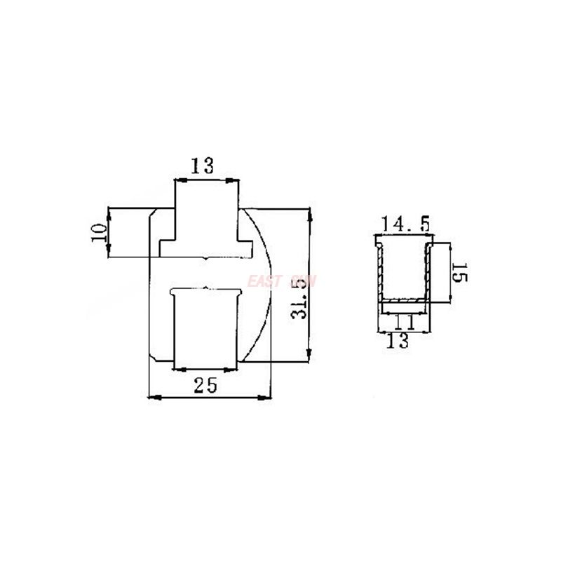 supports de montage en verre