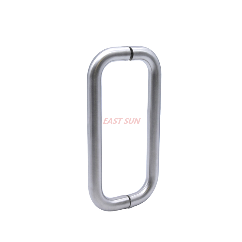 Poignées de porte de douche dos à dos solides de 6 po de diamètre de 3/4 po sans rondelles métalliques