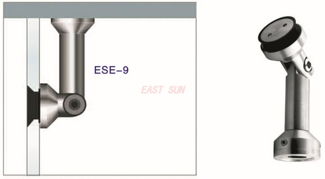 Connecteur de verre de séparation en verre Mur à connecteur de verre