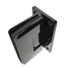 Charnière de porte de douche sans cadre mur à verre noir mat à 90 degrés pour verre 1/2″ – 3/8″